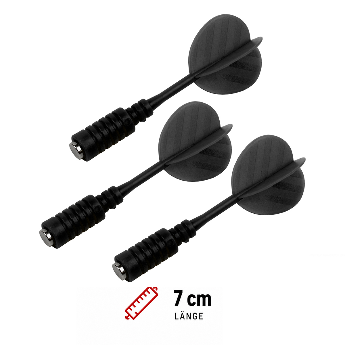 Magnet-Dart-Ersatzpfeile schwarz
