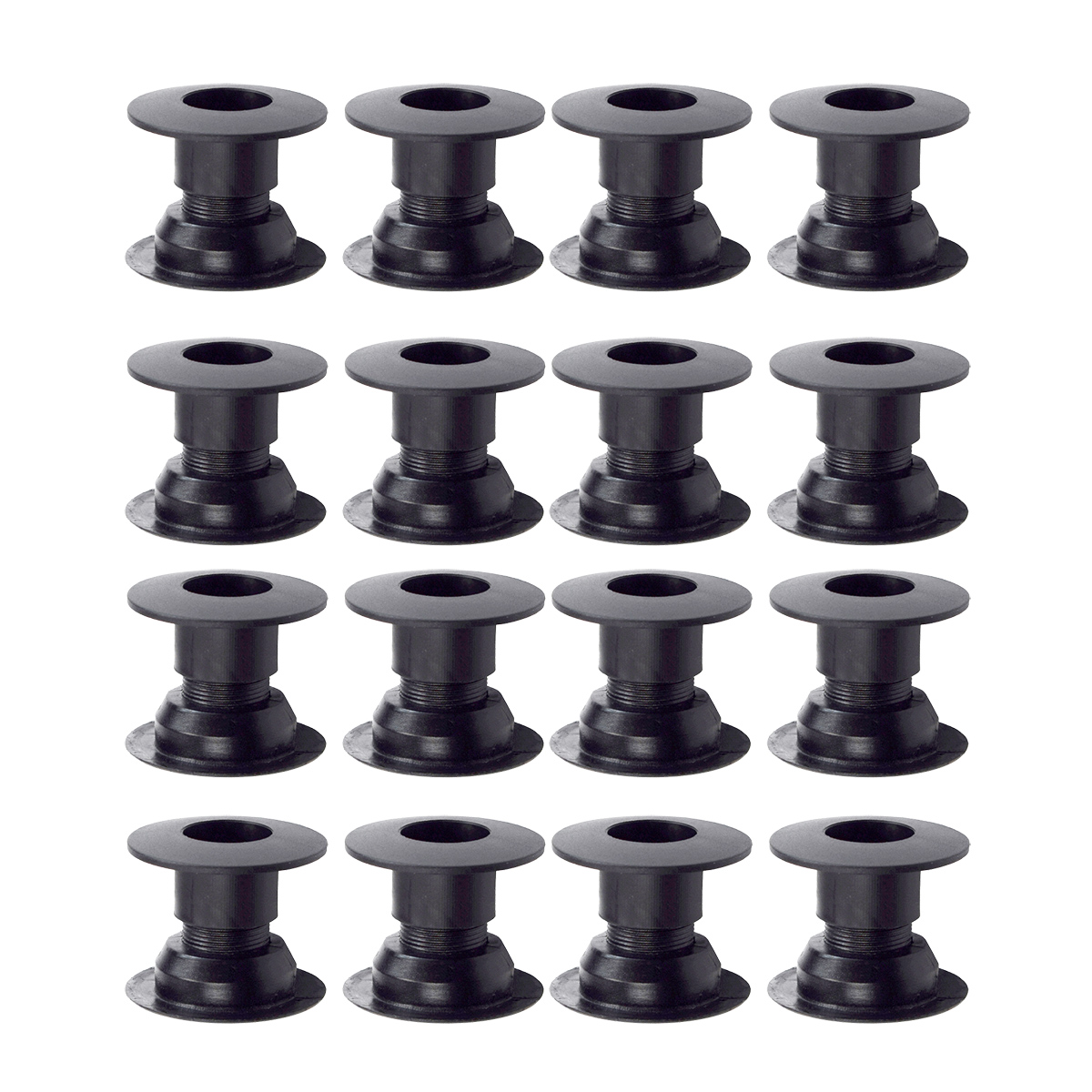 Bandito  - Kugellager Universal für 16 mm Kickerstange Seitenwände 25 - 32 mm Tischset (16 St.)