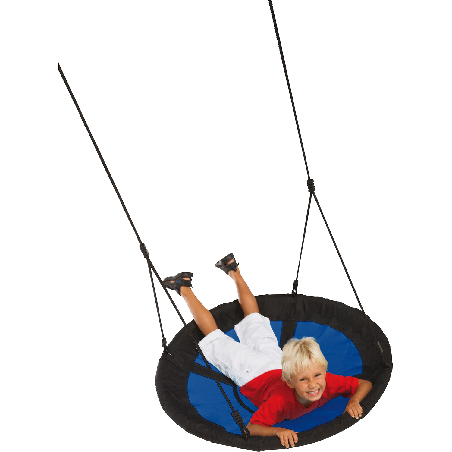 KBT nest swing "Swibee" - braided rope bl/bl