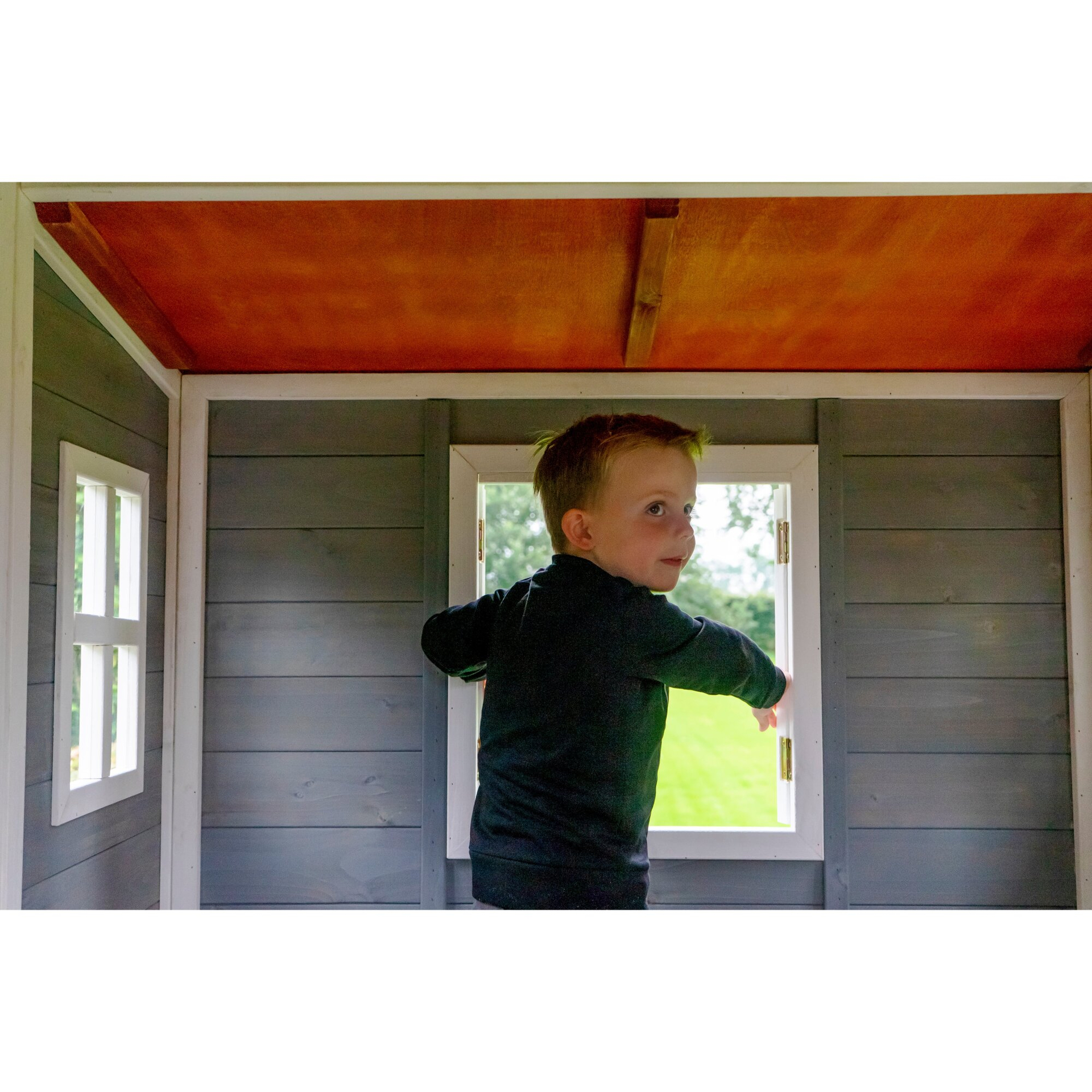 EXIT Loft 350 Holzspielhaus - grau