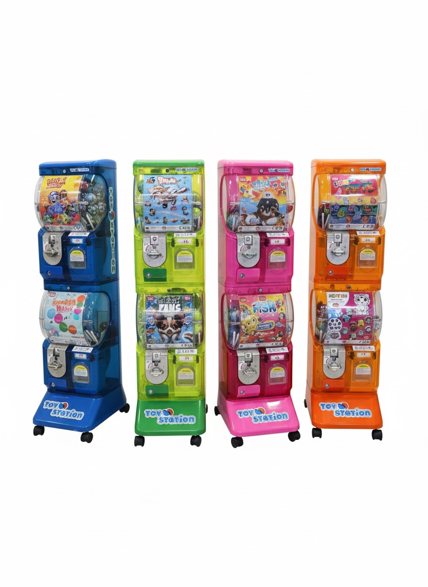 4 pieces Set Toy Stations vending machine for kids