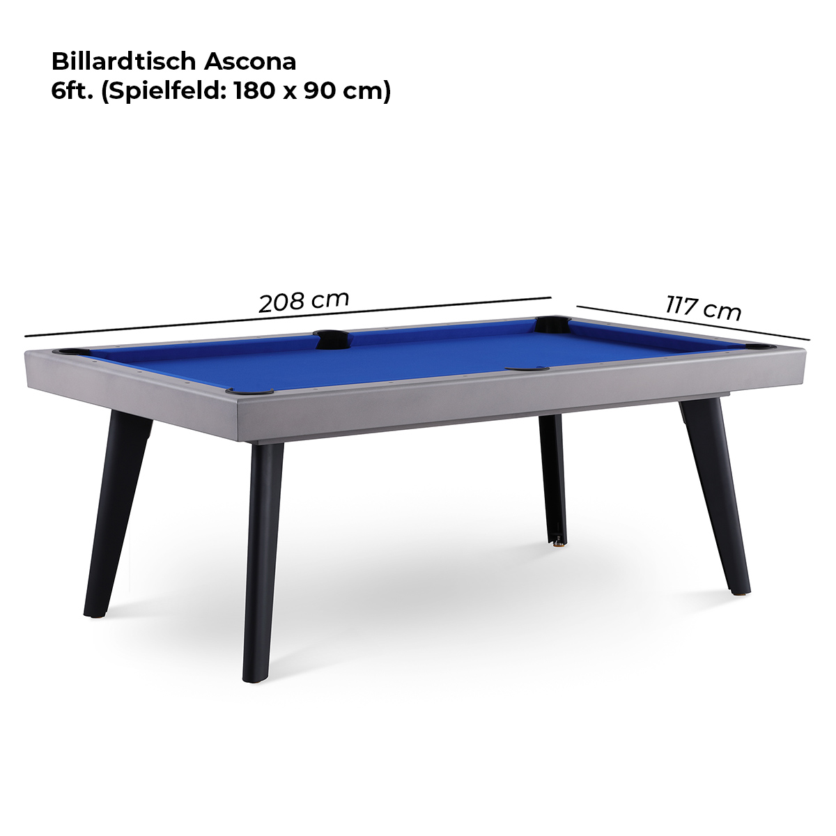 6 ft. Outdoor pool table Ascona