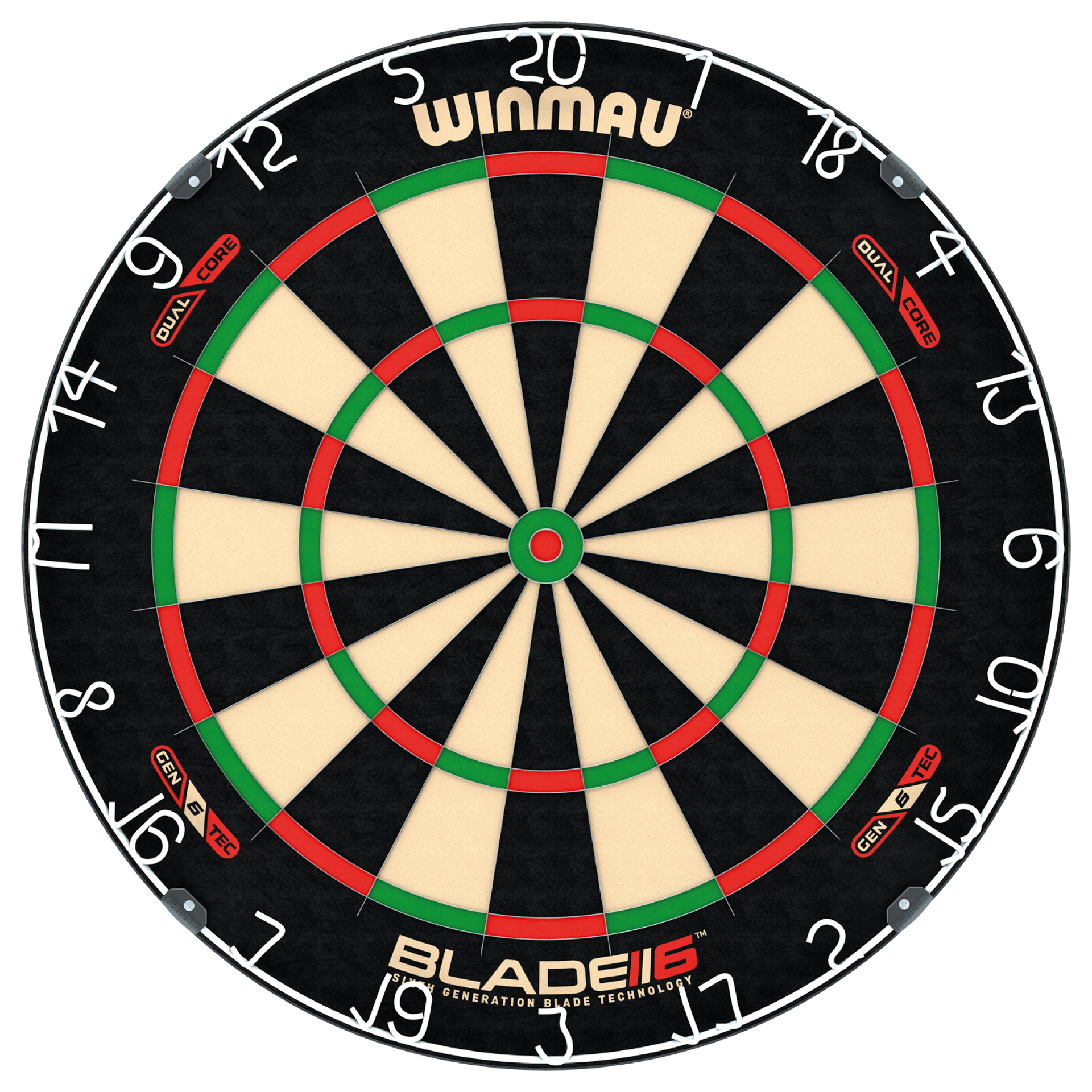 WINMAU Blade 6 Dartboard - Dual Core
