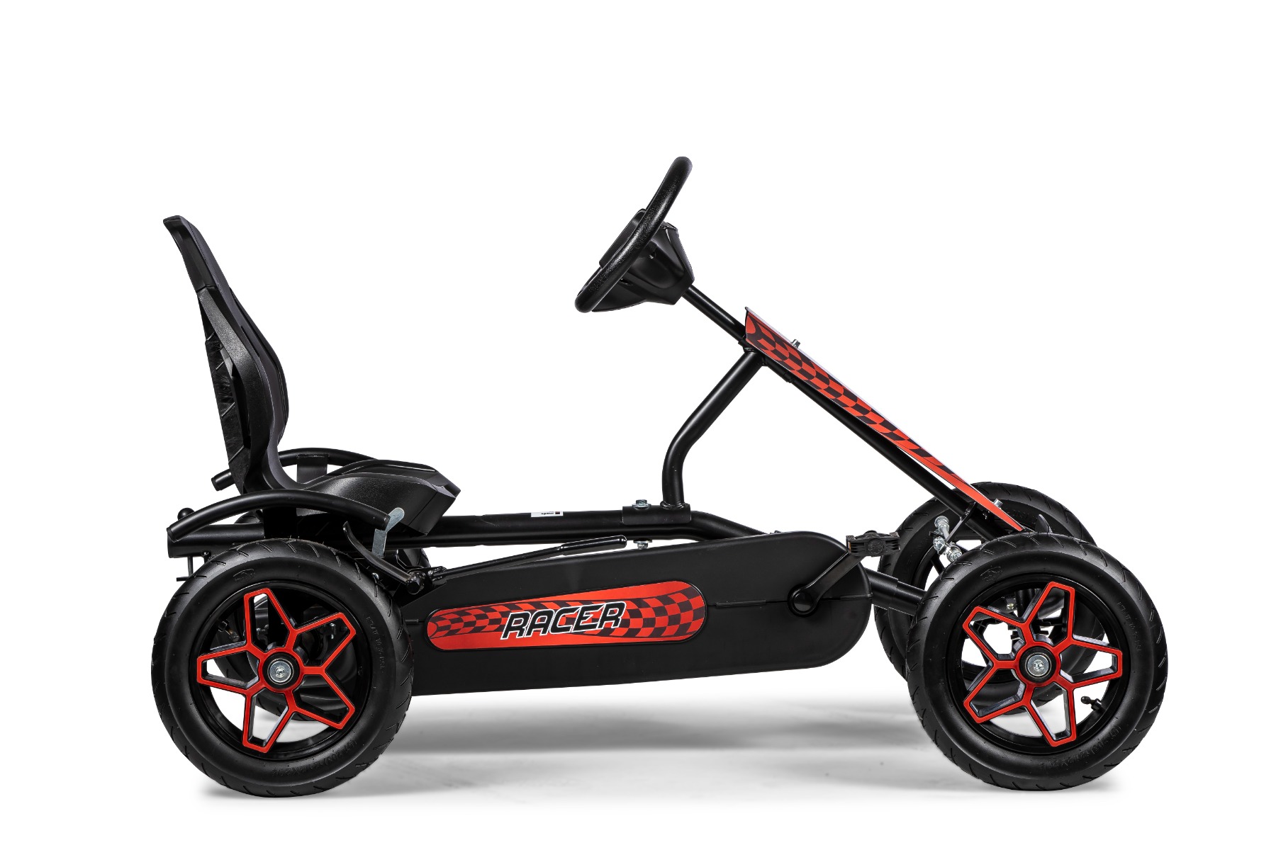 Dino-Cars Go-Kart Speedy 2.0 | Schwarz/Rot