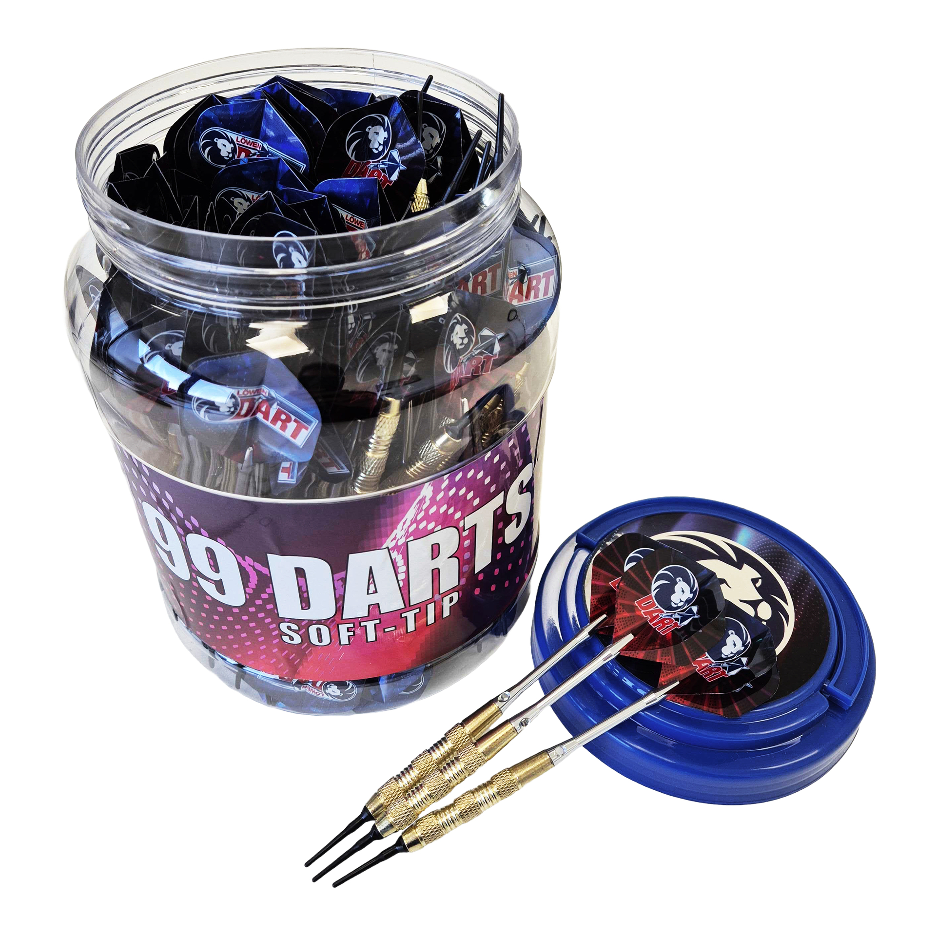 Löwen Dart Softdartbox 99 Stk. 2BA