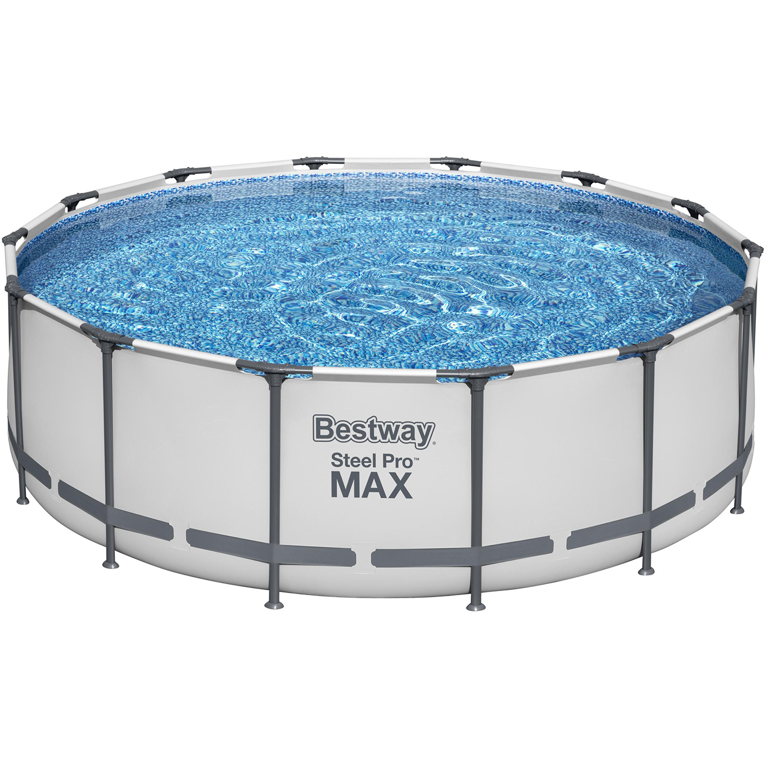 Bestway Poolset Steel Pro Max 427 hellgrau