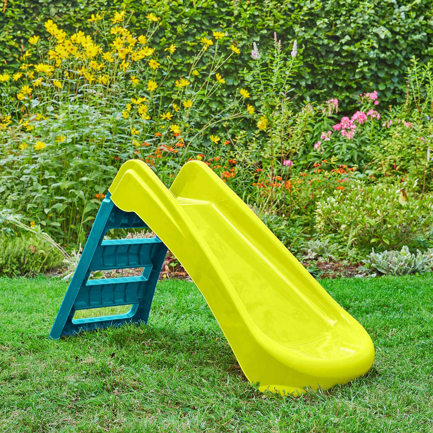 Palplay faltbare Rutsche 4ft Zitrone/Blau