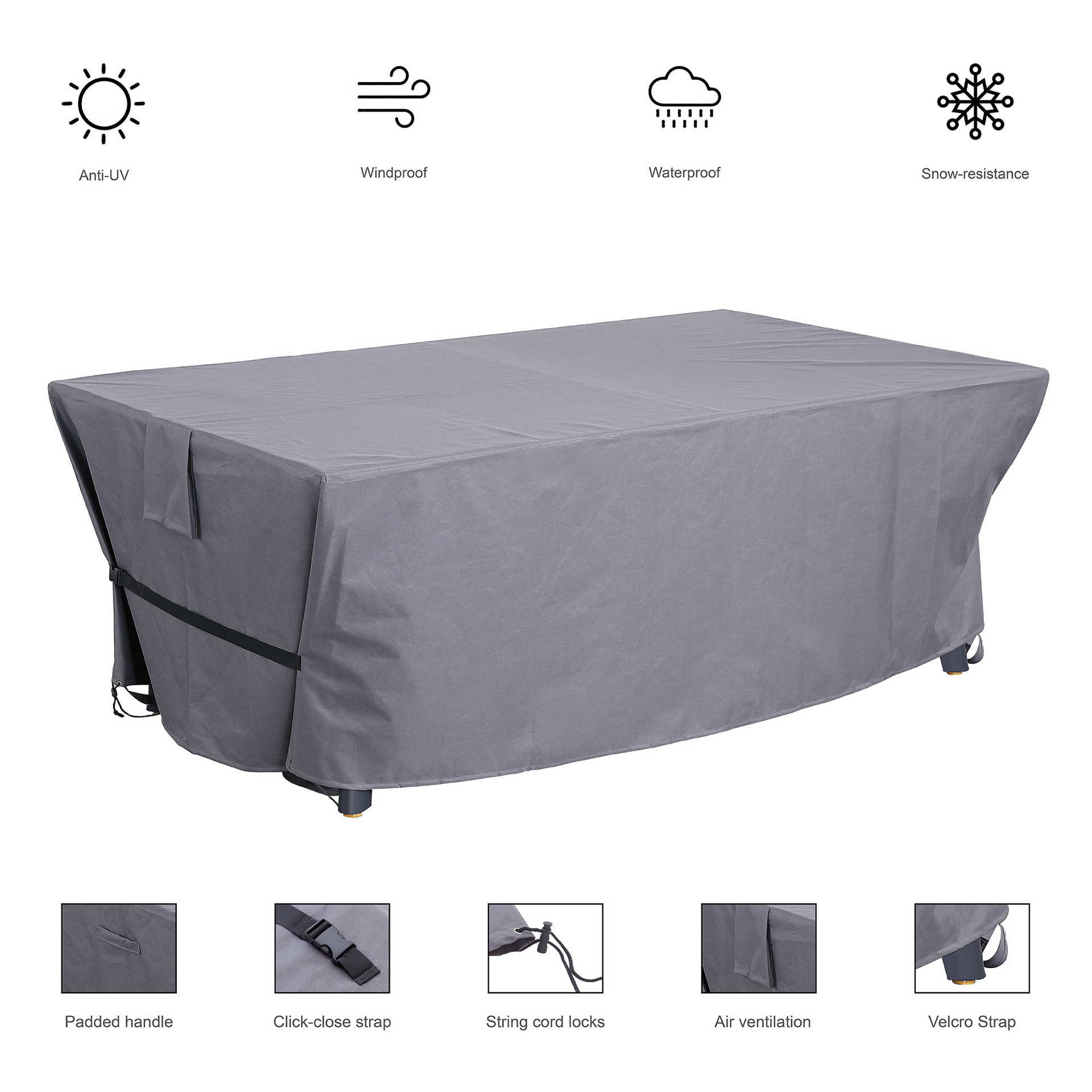 6 ft. Outdoor pool table Ascona cover