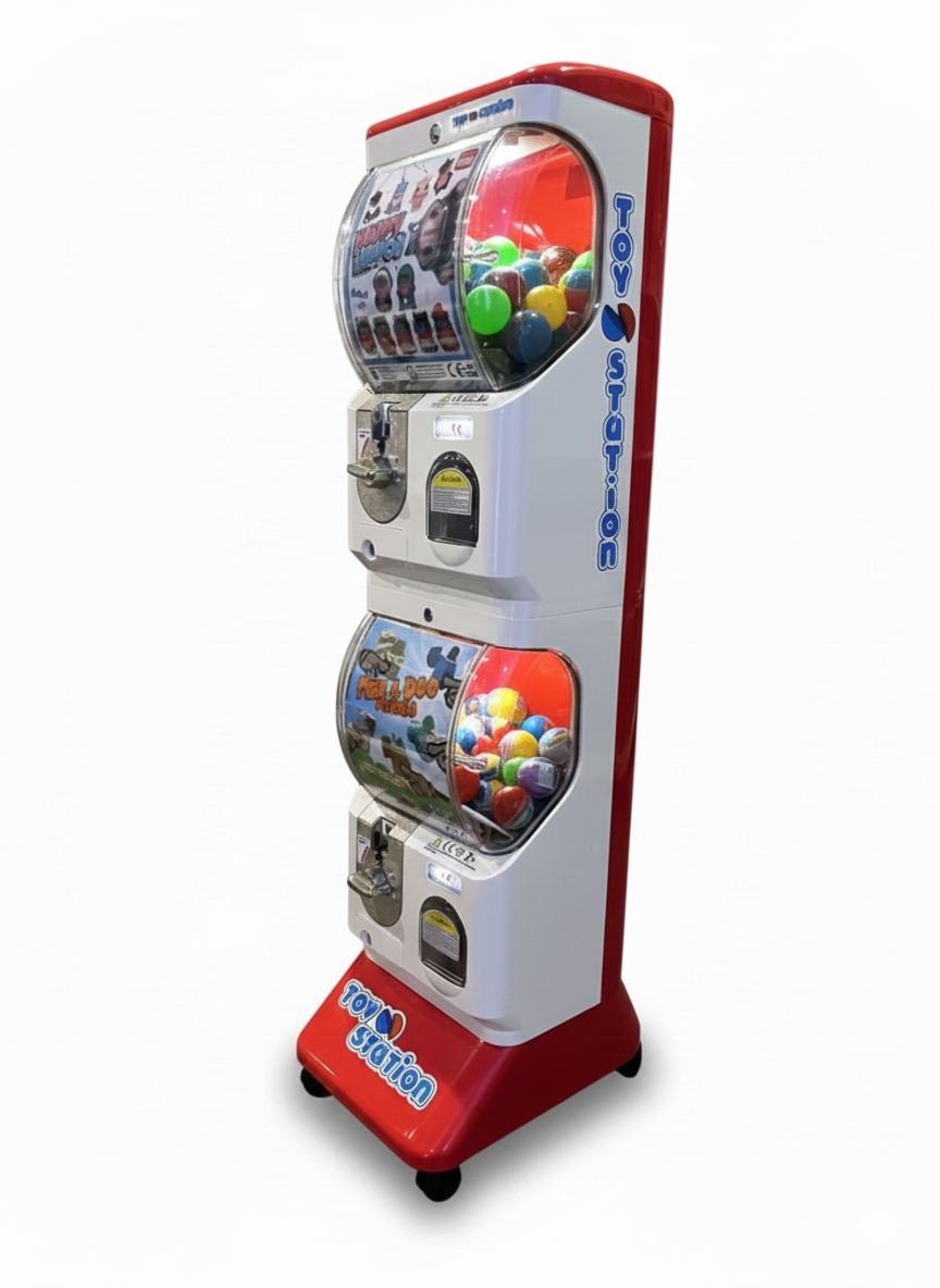 Toy Stations Red/White vending machine for kids