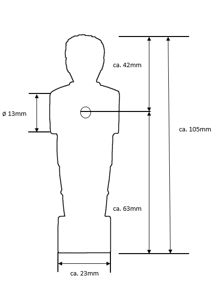 Foosball figure Winever
