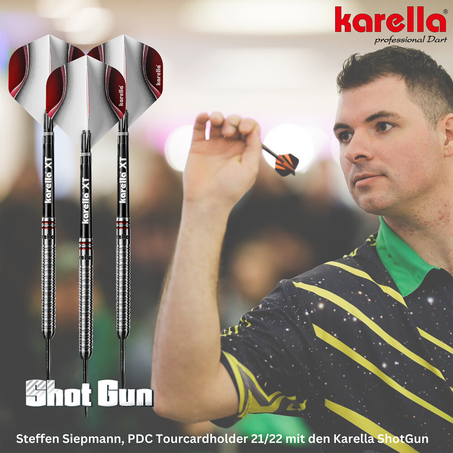 Karella ShotGun silver, 80% tungsten, 22g or 24g