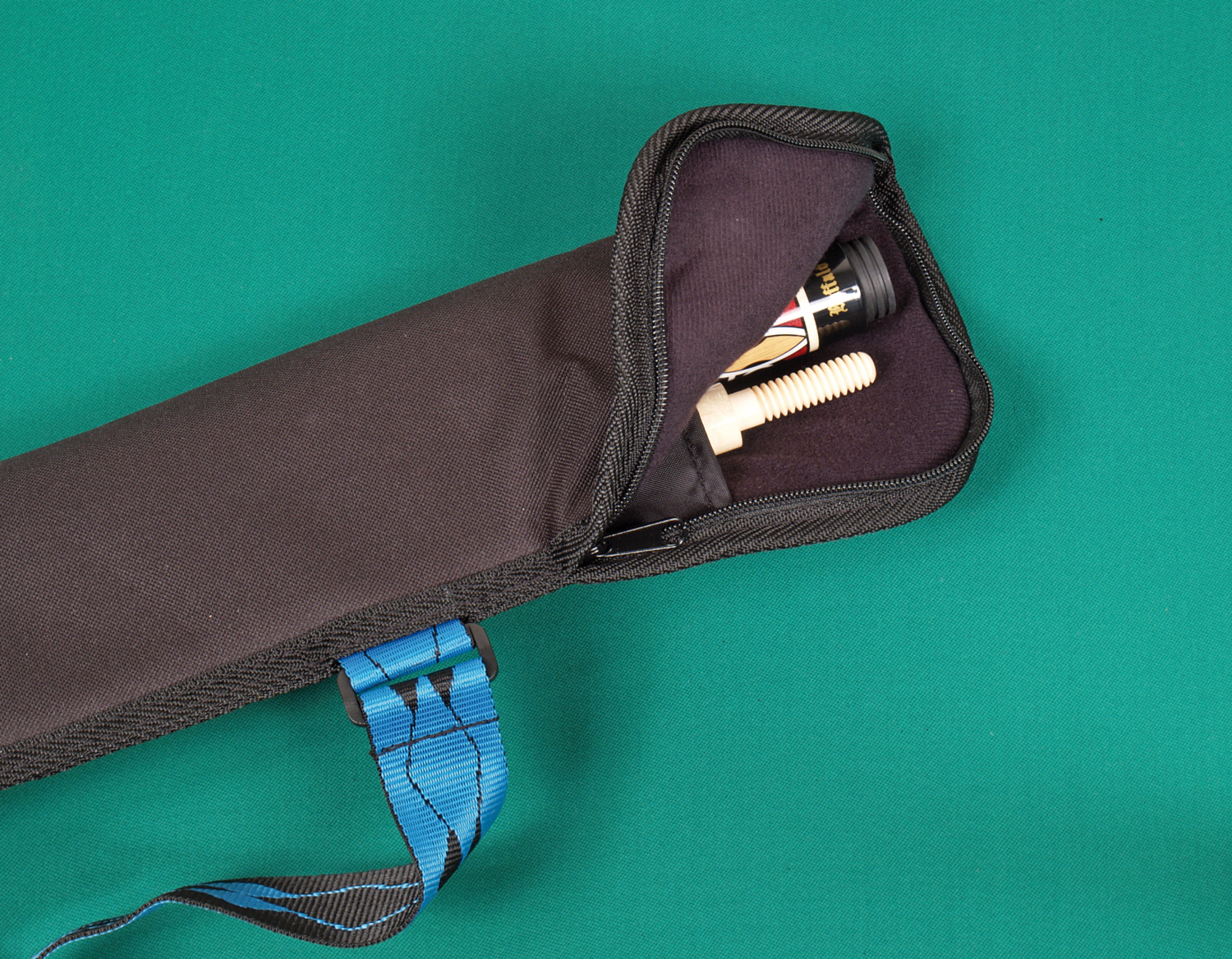 Cue cover deluxe nylon black