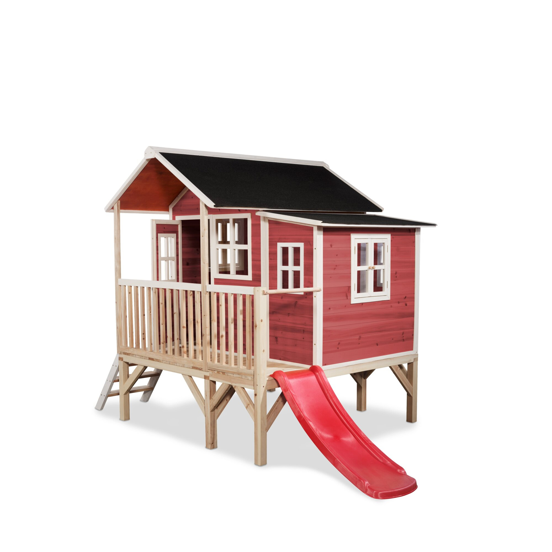 EXIT Loft 350 Holzspielhaus - rot