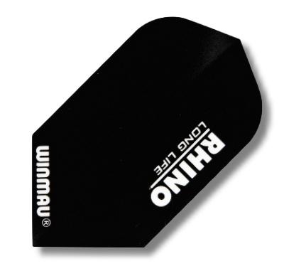 Dart-Fly Winmau RHINO, Slim-Line,  schwarz, 6905-104