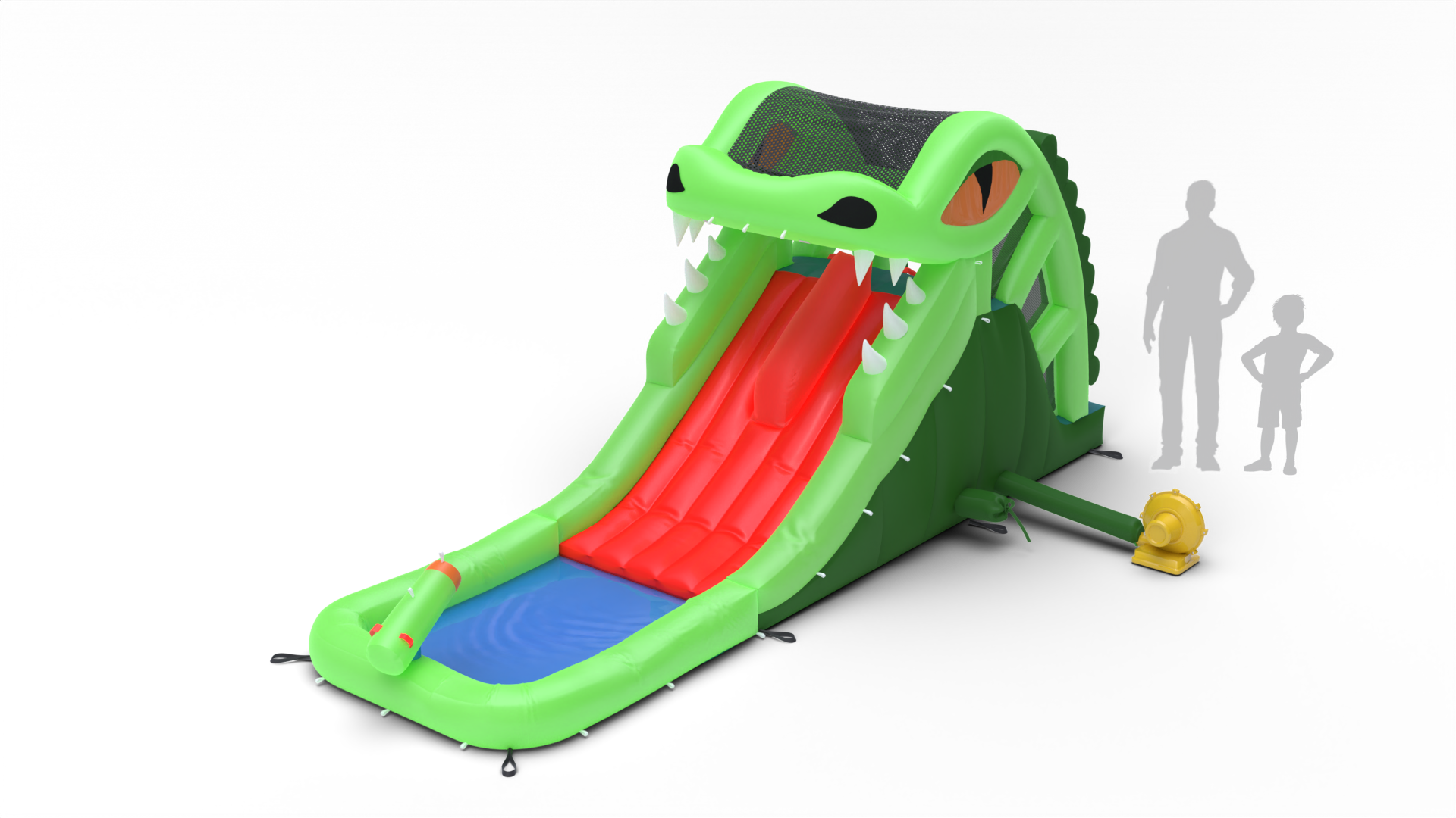 Avyna Inflatable – Croco Waterslide