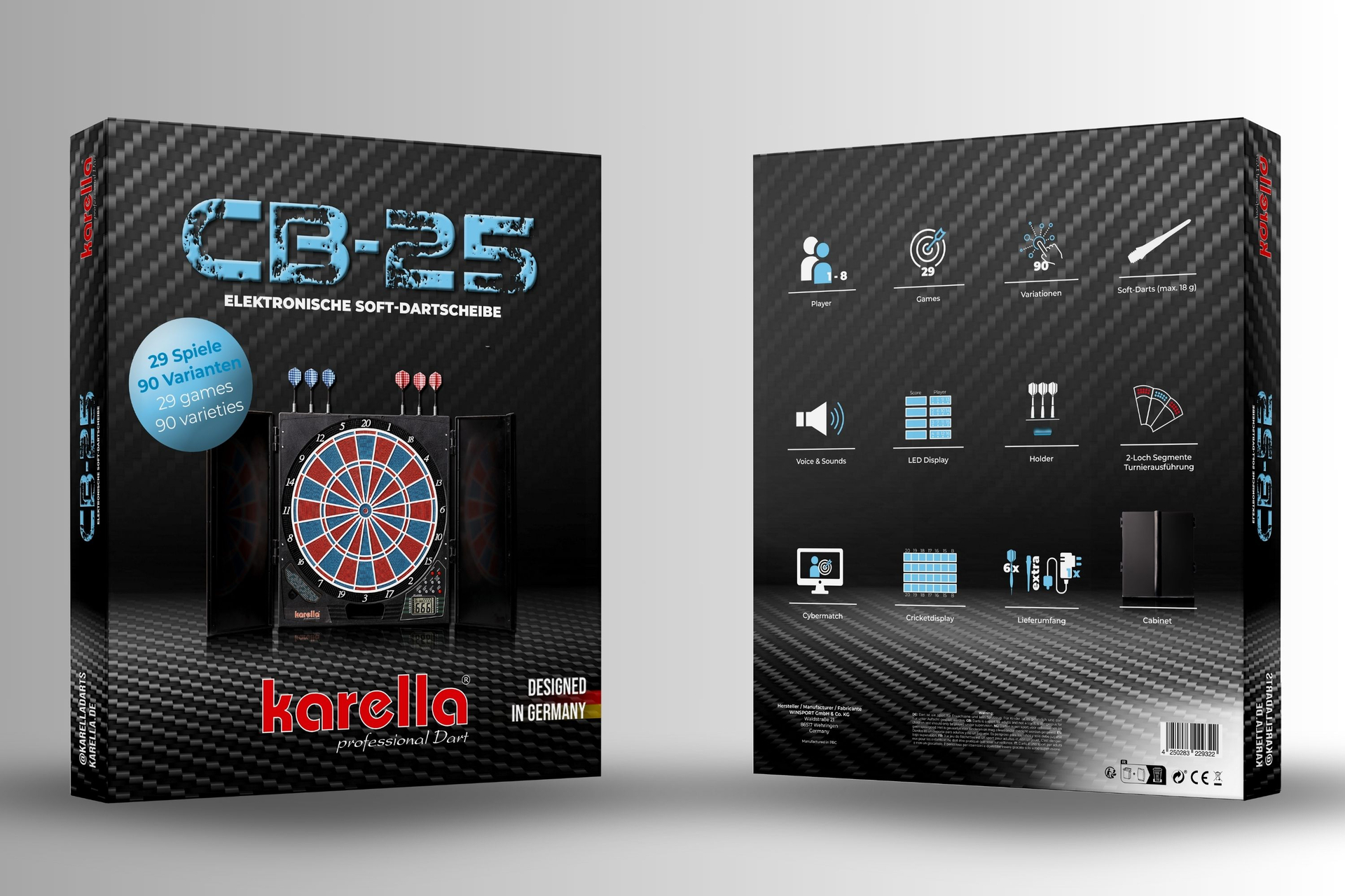 Karella Dartautomat CB 25 im Cabinet