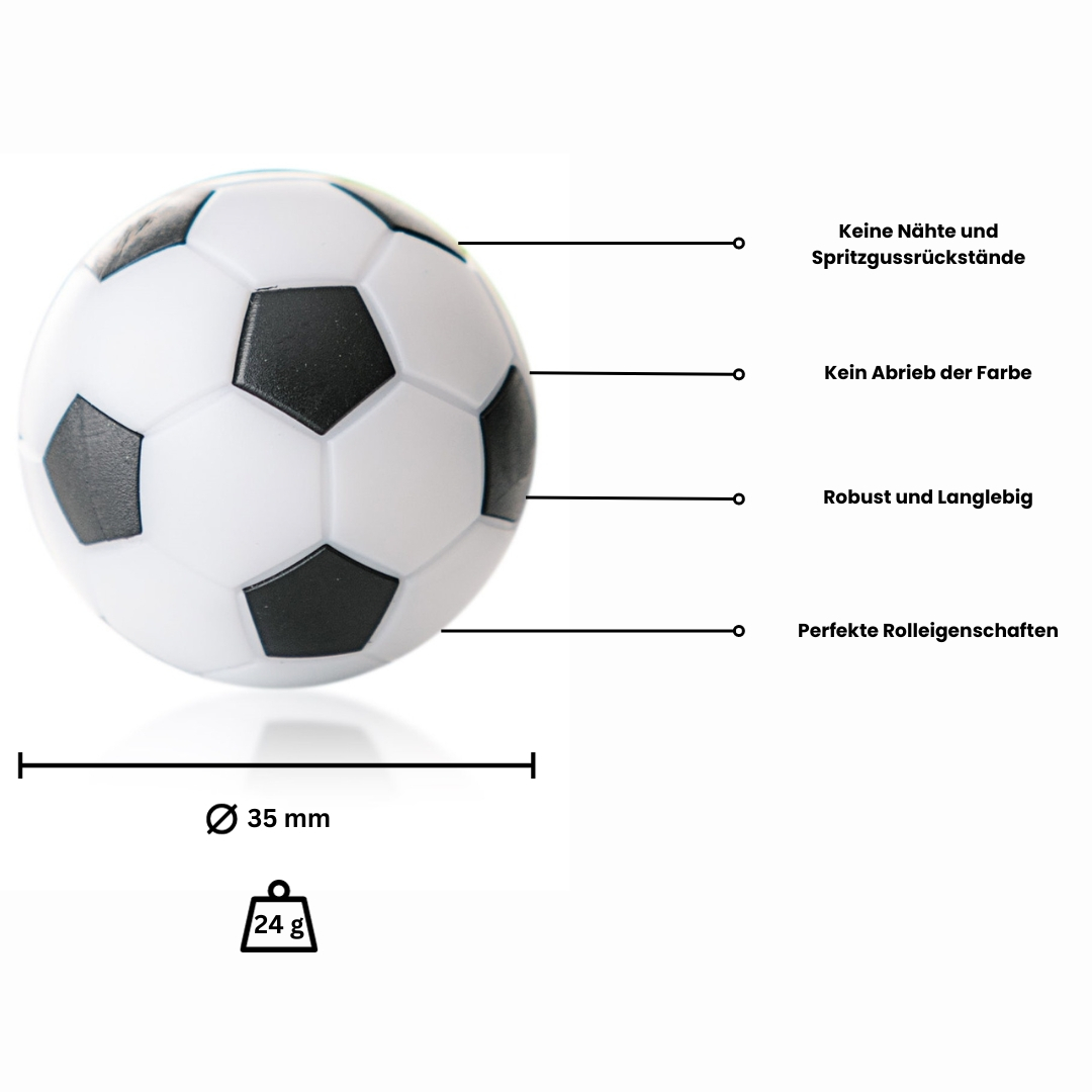 Winspeed by Robertson 35 mm kicker ball, white / black