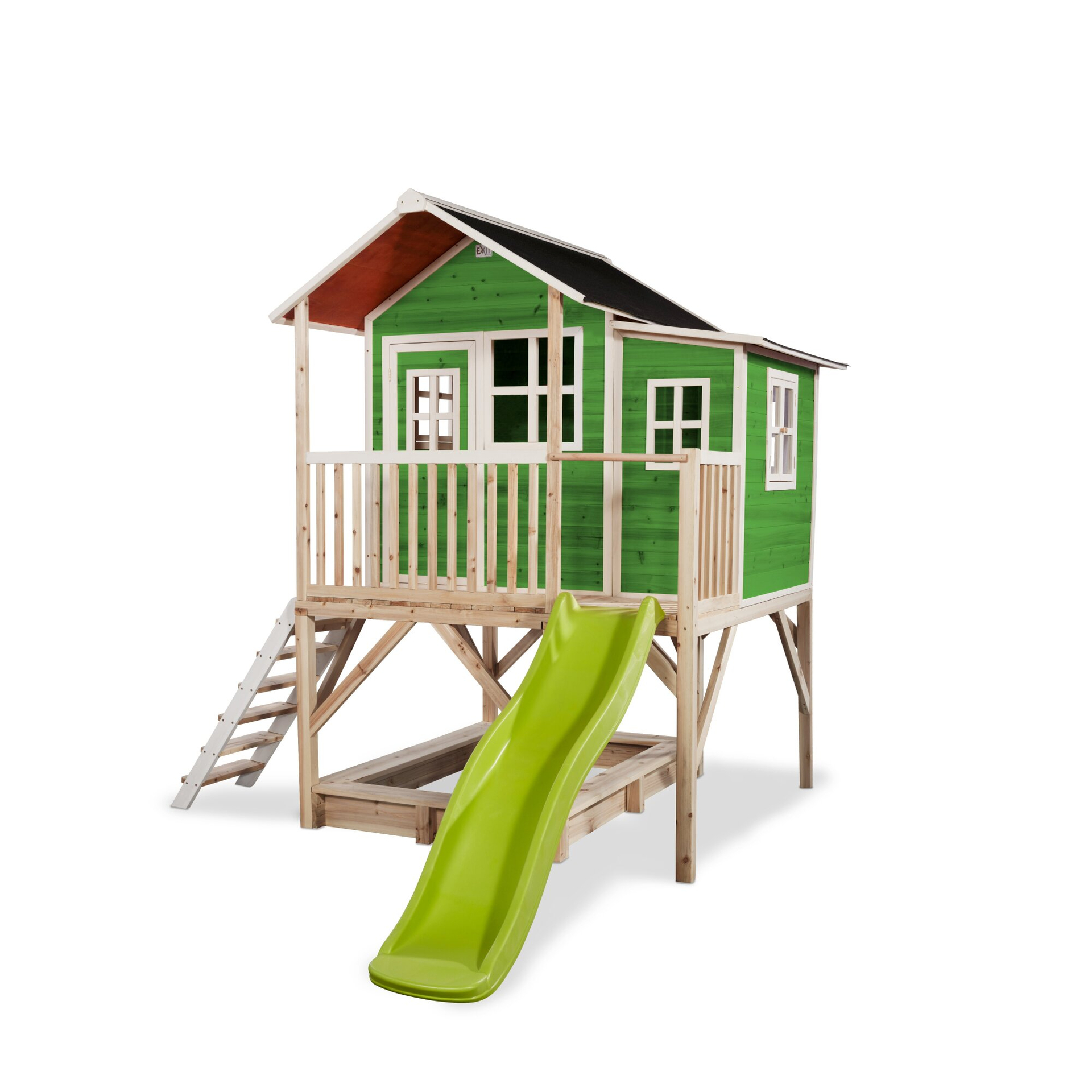 EXIT Loft 550 wooden playhouse - green