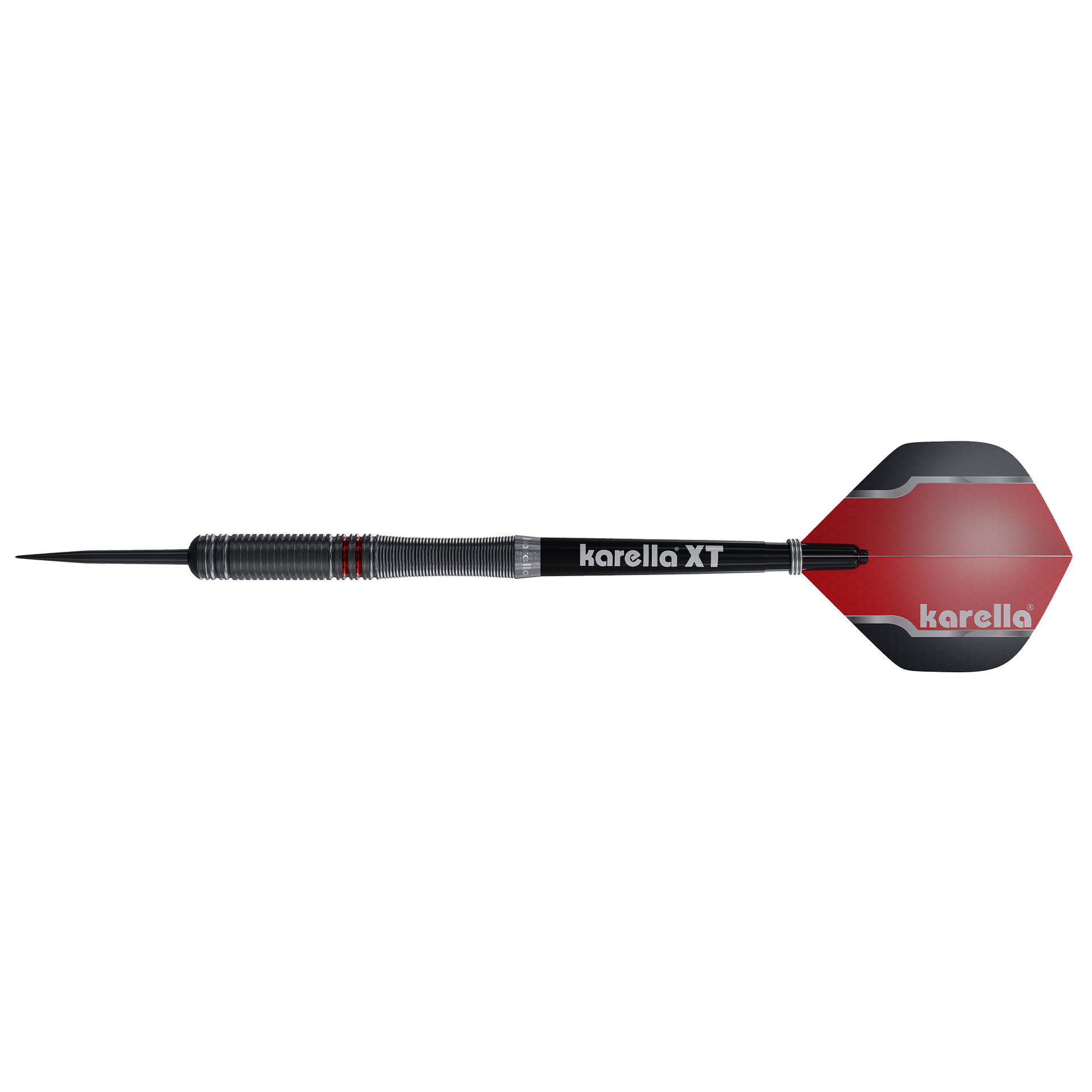 Steeldart Karella Fighter, schwarz, 90% Tungsten, 22g oder 24g