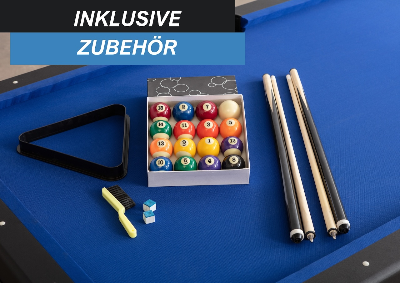 Billardtisch BlackStar inklusive Zubehör