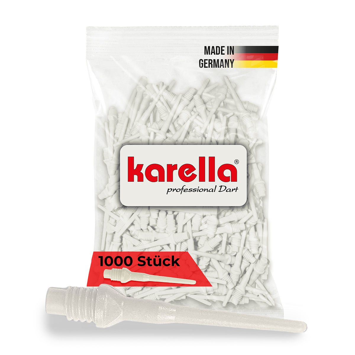 Softdart tips (1000 pieces) - Keypoint white