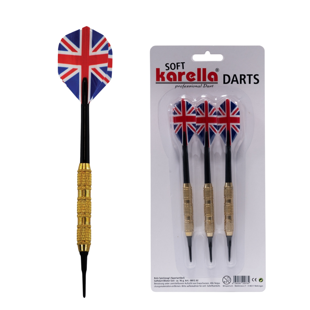 Karella Softdart Blister-Set 3 Stck. Gewinde 2BA (6mm) 16g
