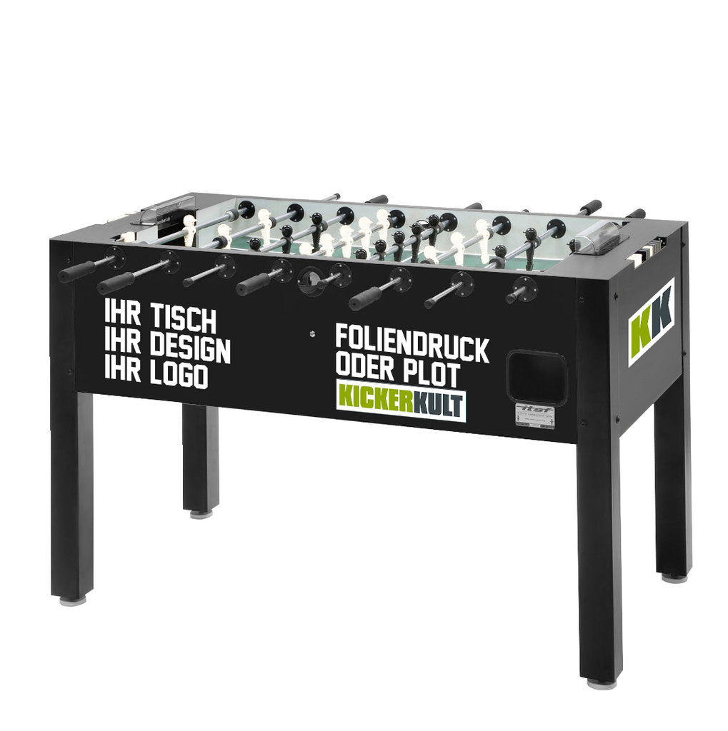 Leonhart Tischkicker mit Branding