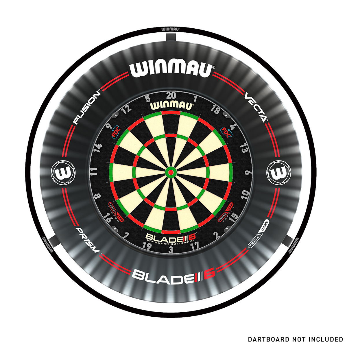 Winmau - Plasma + Surround Bundle black 