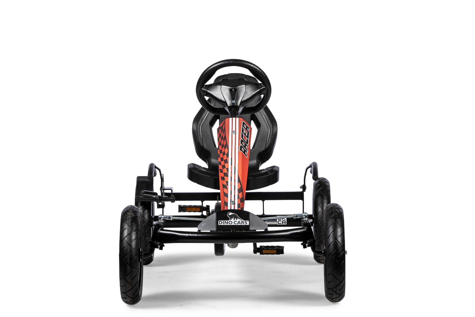 Dino-Cars Go-Kart Speedy 2.0 | Schwarz/Rot