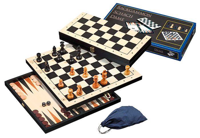 Philos Backgammon 3-1 set 44mm