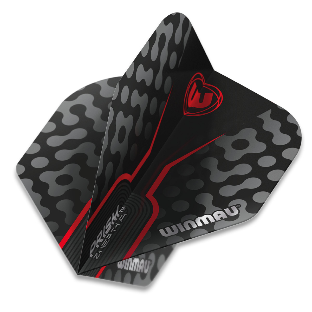 Flights Winmau Prism Zeta Black, Grey & Red - 6915.306