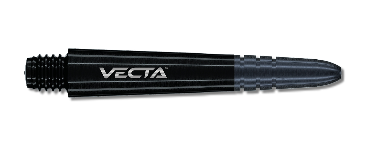 Winmau Shaft VECTA schwarz,  short oder medium, 7025-101 oder 7025-201