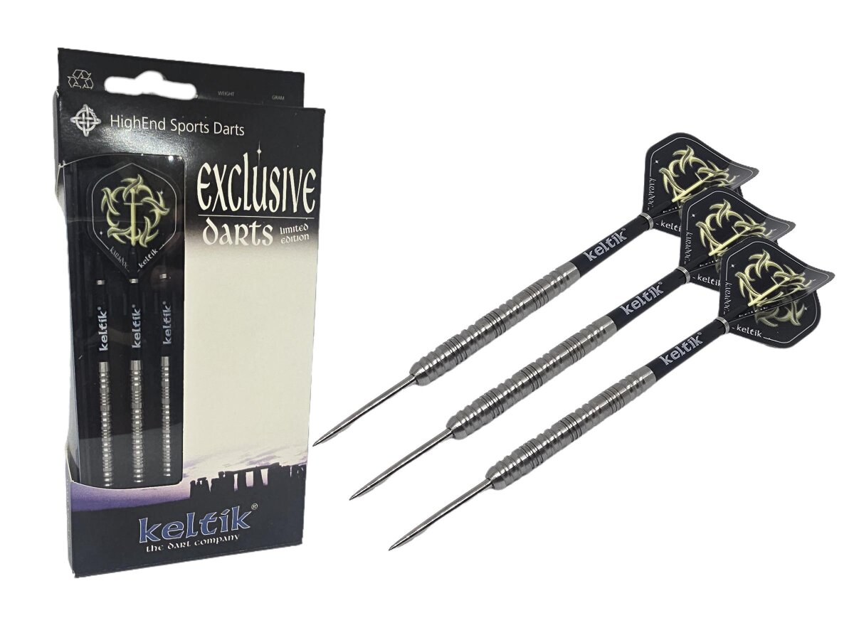 Steeldart Steel Dart Pfeile Keltik Corvin 20g Silver - 90% Tungsten