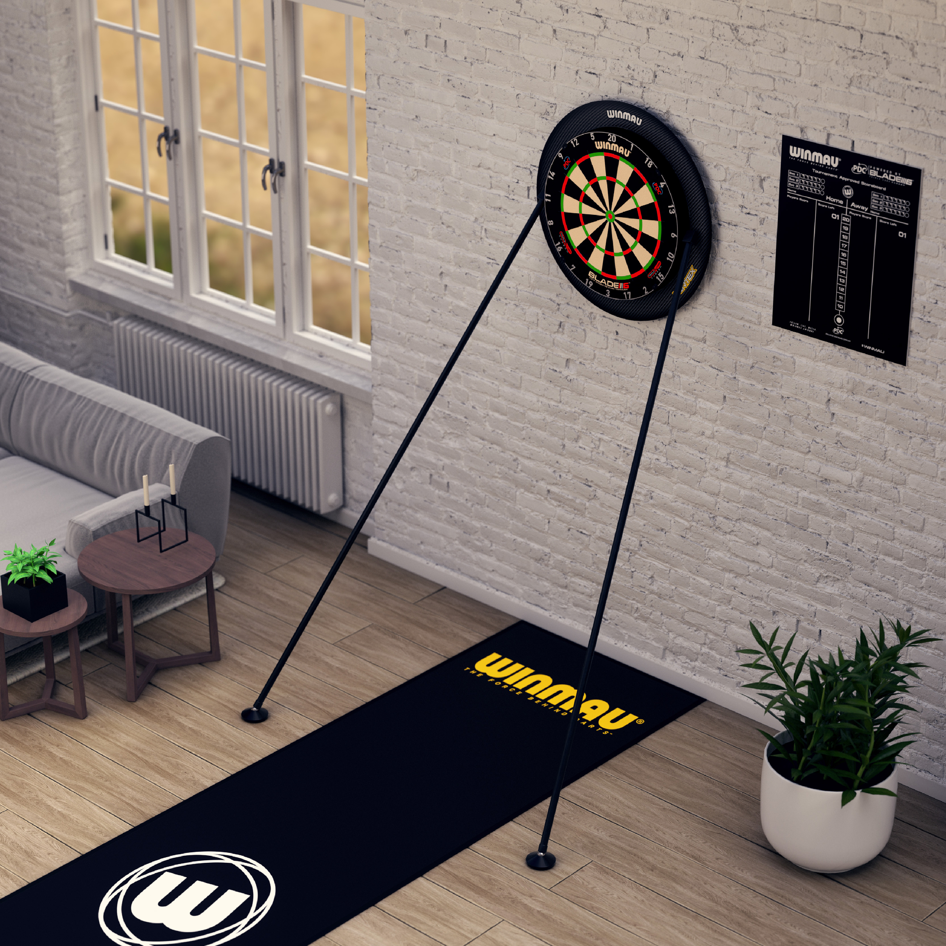 Winmau - Dartboardständer Vertex 