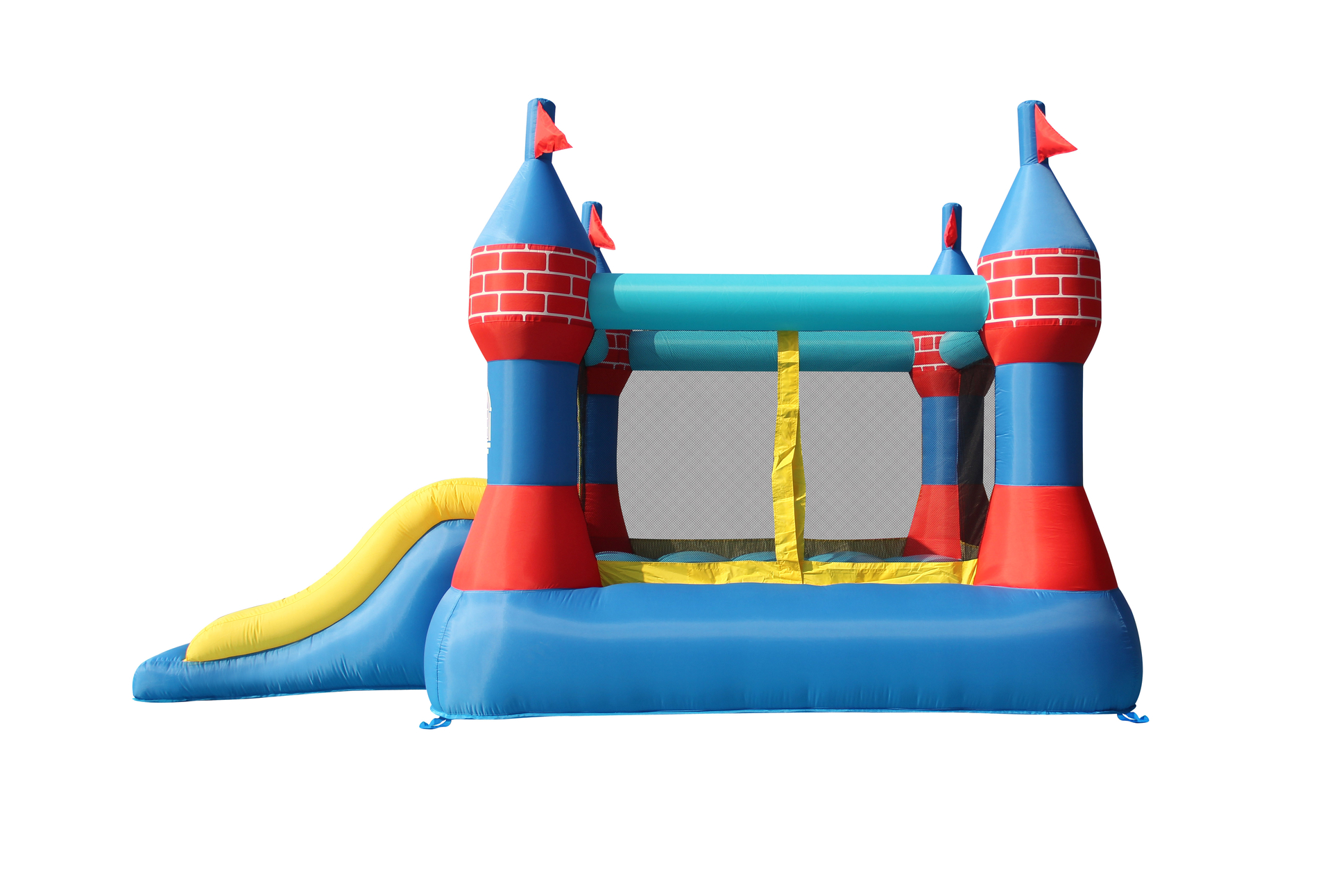 HappyHop Hüpfburg  Castle Bouncer with Double Slide