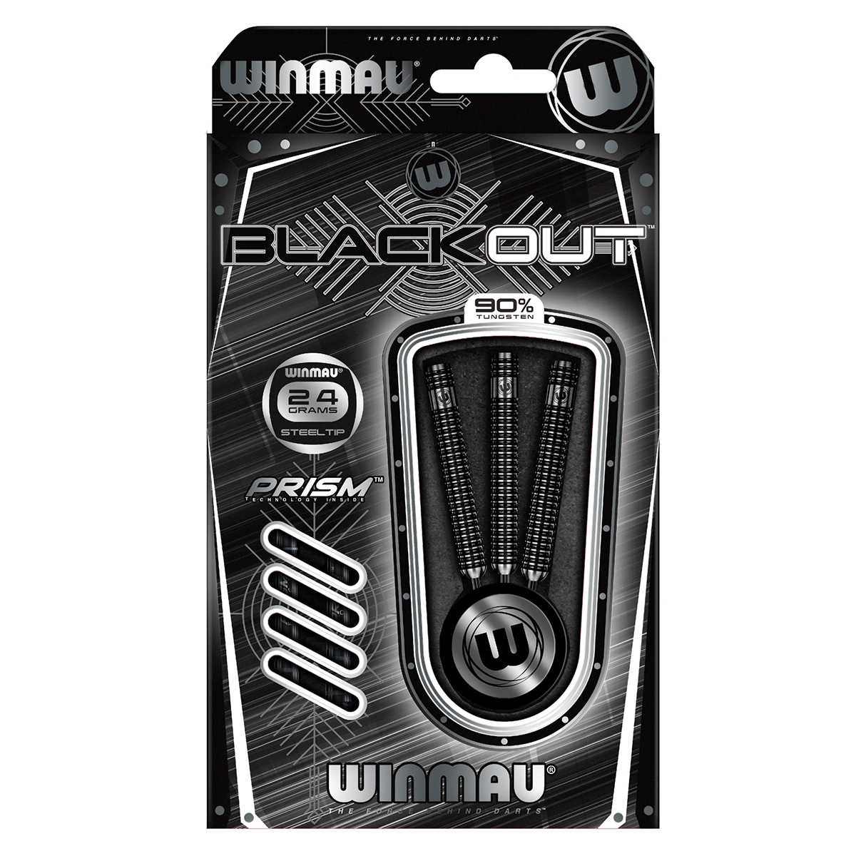 Winmau Blackout Steeldart 24 gr 
