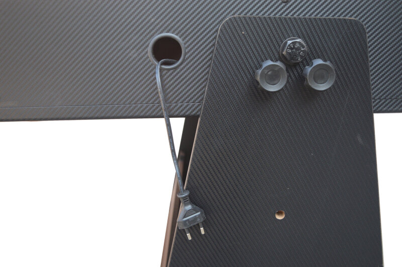 Charlsten Multi Airhockeytisch / Billardtisch Schwarz - 2-in-1 zusammenklappbar