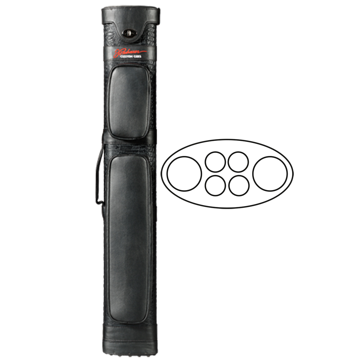 Pechauer - Billard Köcher 2/4 Case-PCH24
