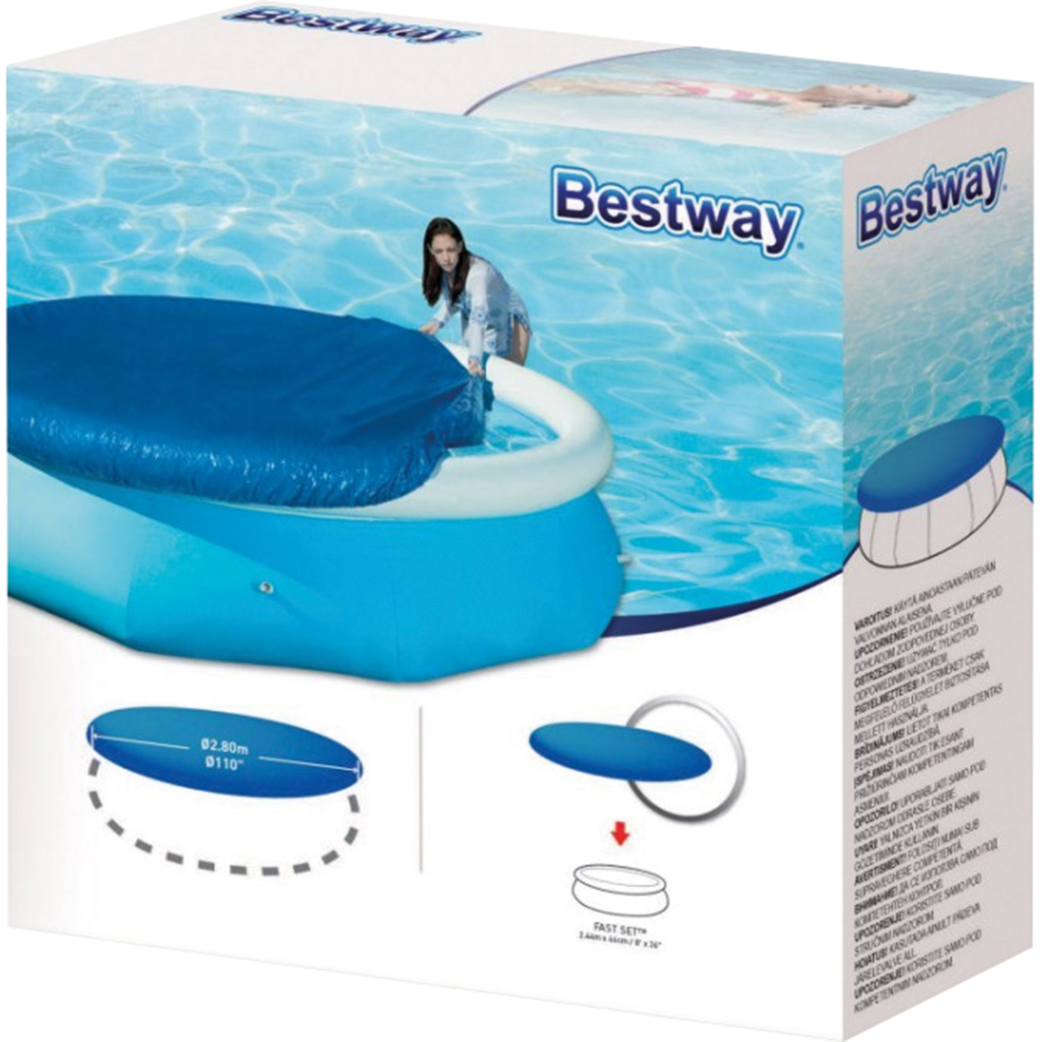 Bestway Schwimmbadabdeckung 244 cm