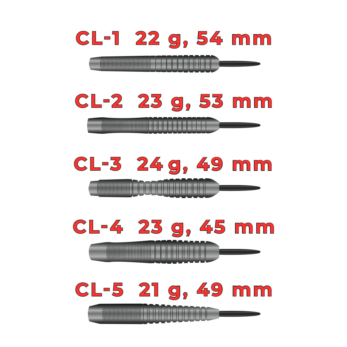 Karella - Steeldart Comic Line CL-3 24 gr. 