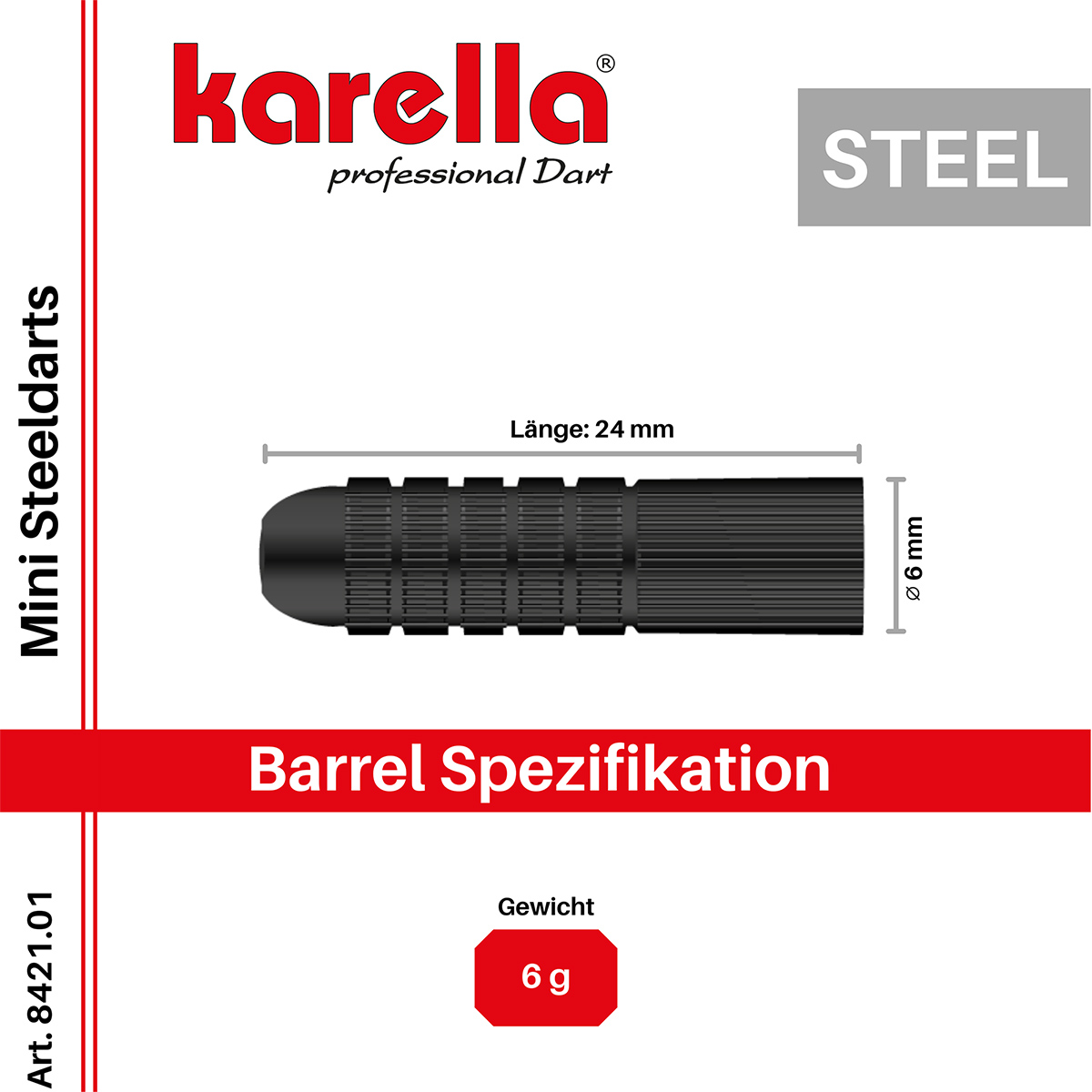 Karella - Mini Steeldarts 6g