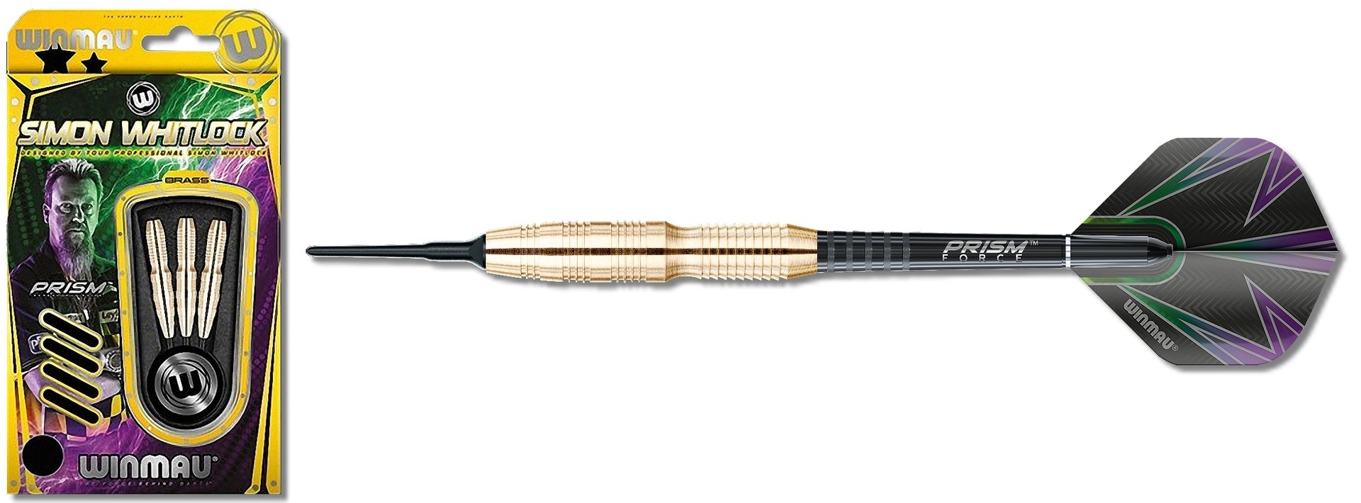 Winmau Soft Darts - Simon Whitlock Brass 18g