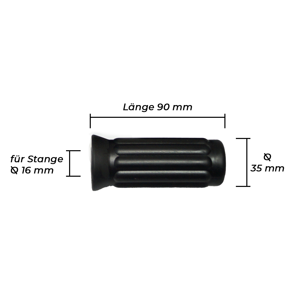Bandito - Kickergriff  MasterCup  für 16 mm Stangen