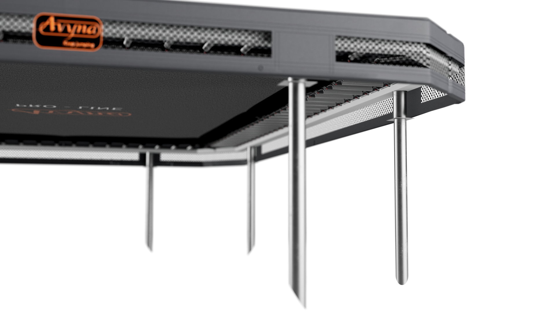 Avyna Pro-Line InGround Trampolin-Set 234, 340x240cm Grau