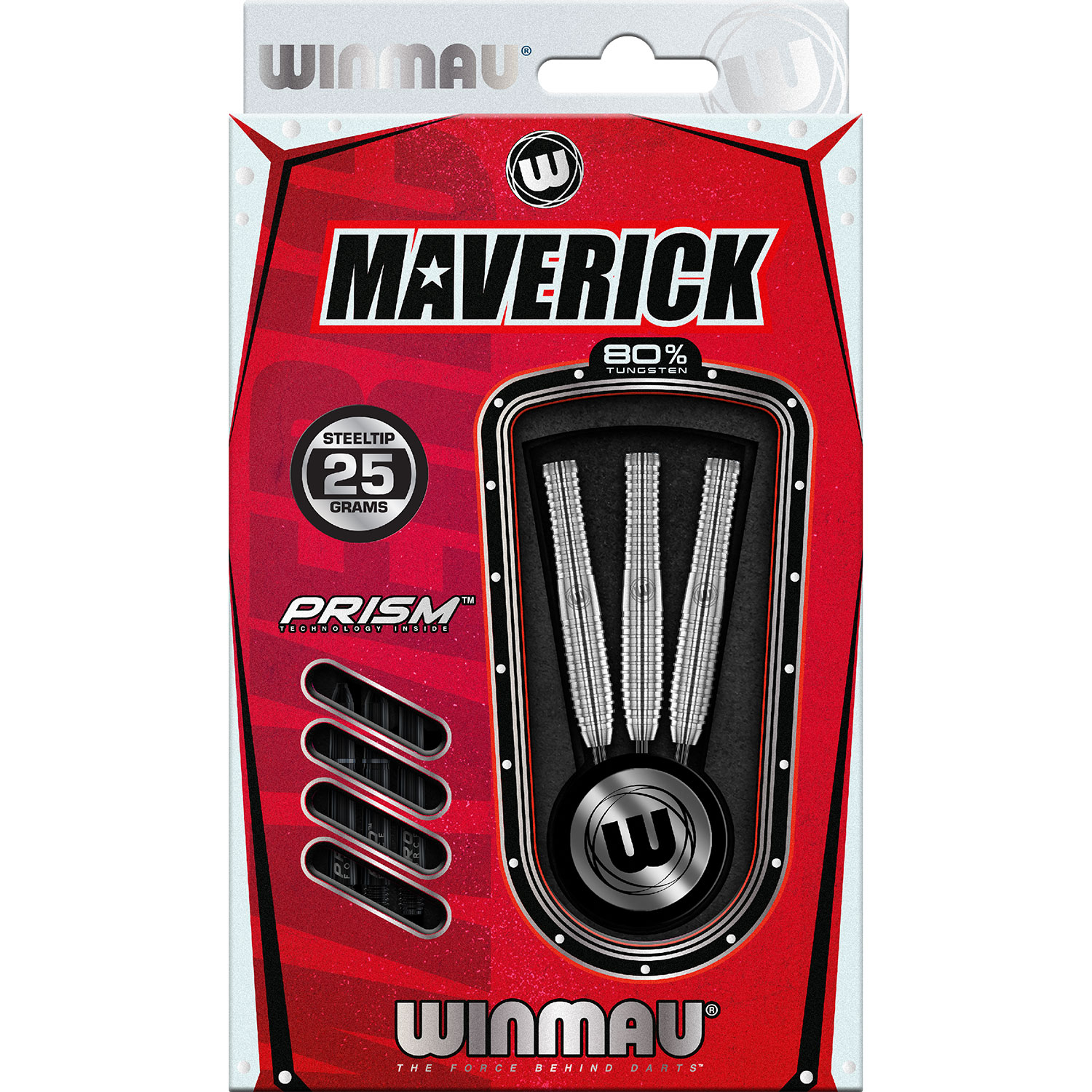 Winmau Maverick 80% Wolfram Stahlspitze Darts 25g