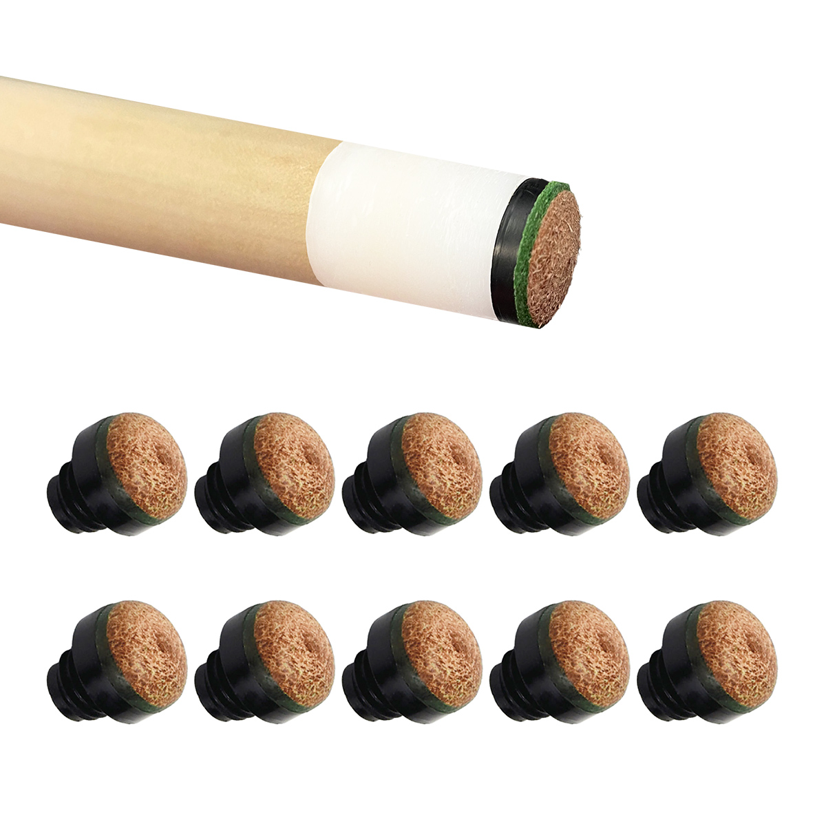 Screw-in leather 12mm (10 pcs.)