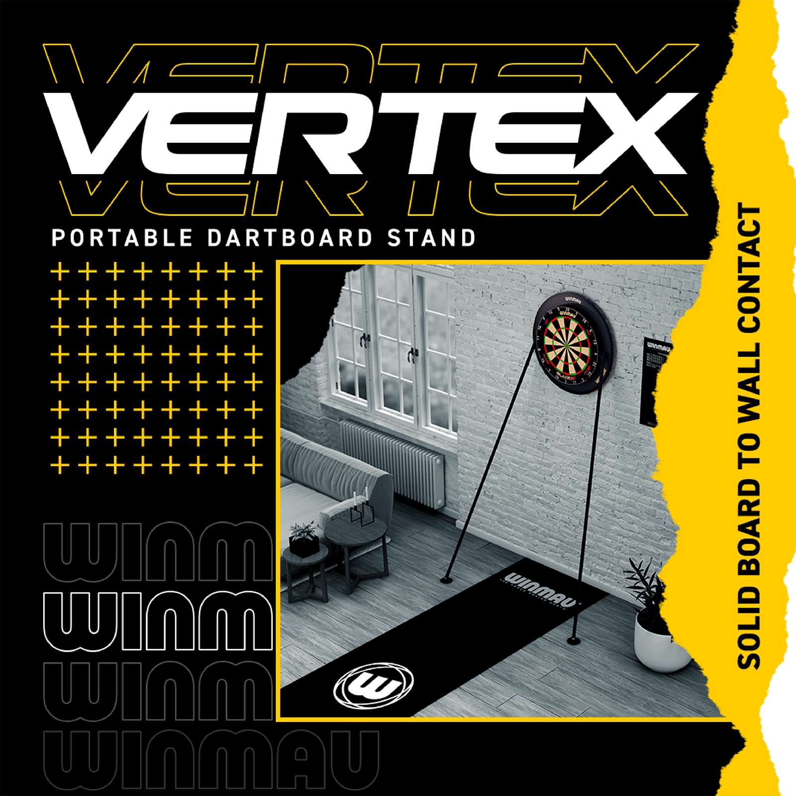 Winmau - Dartboardständer Vertex 