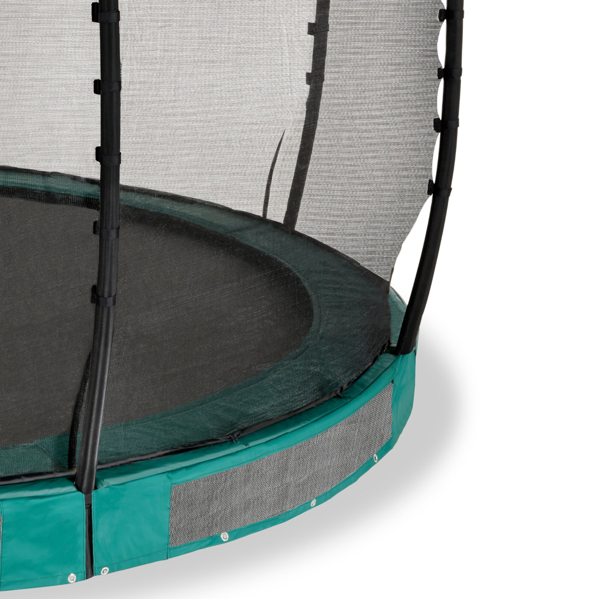 EXIT Allure Classic Bodentrampolin ø427cm - grün