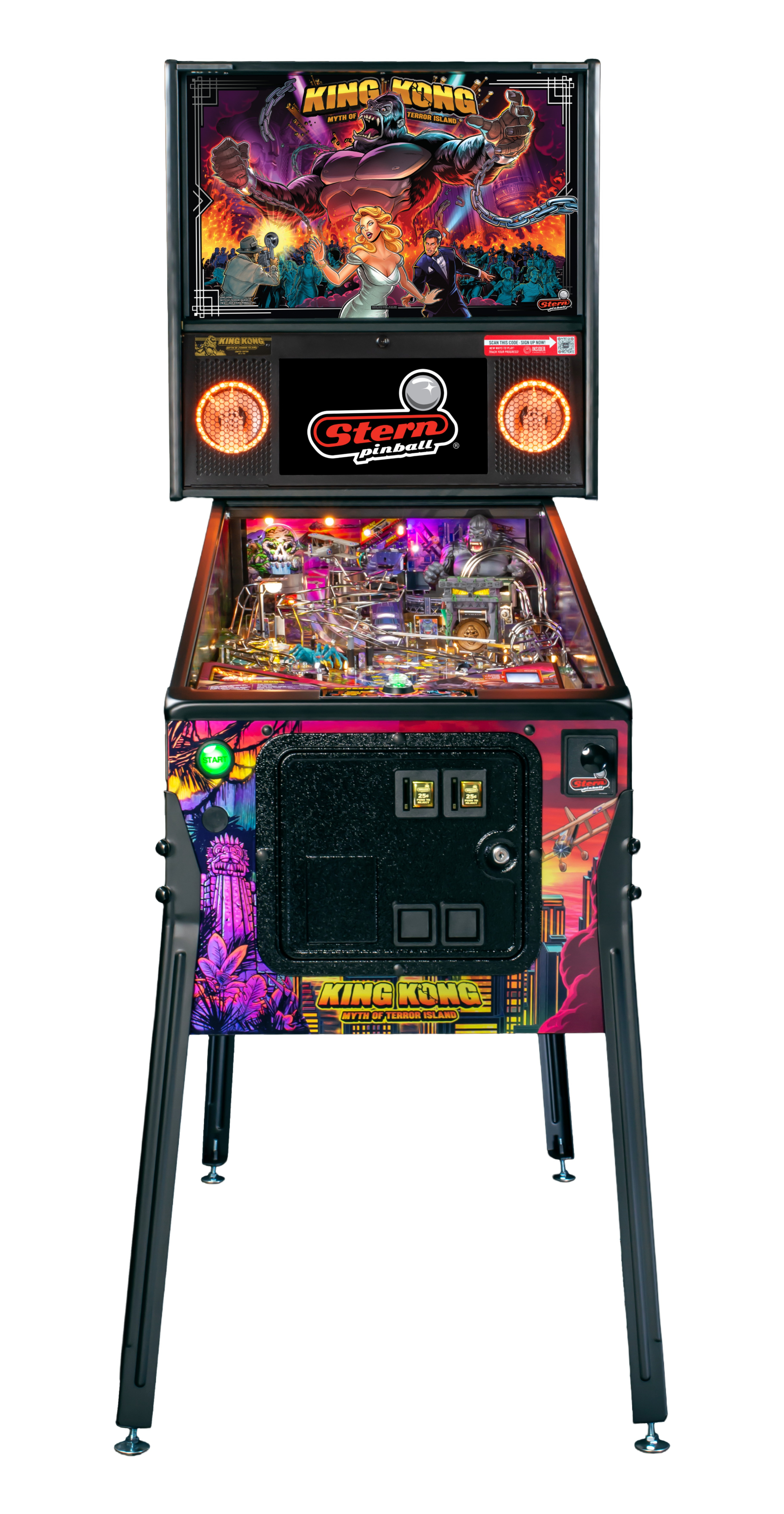 Stern Flipper King Kong: Myth of Terror Island Limited Edition