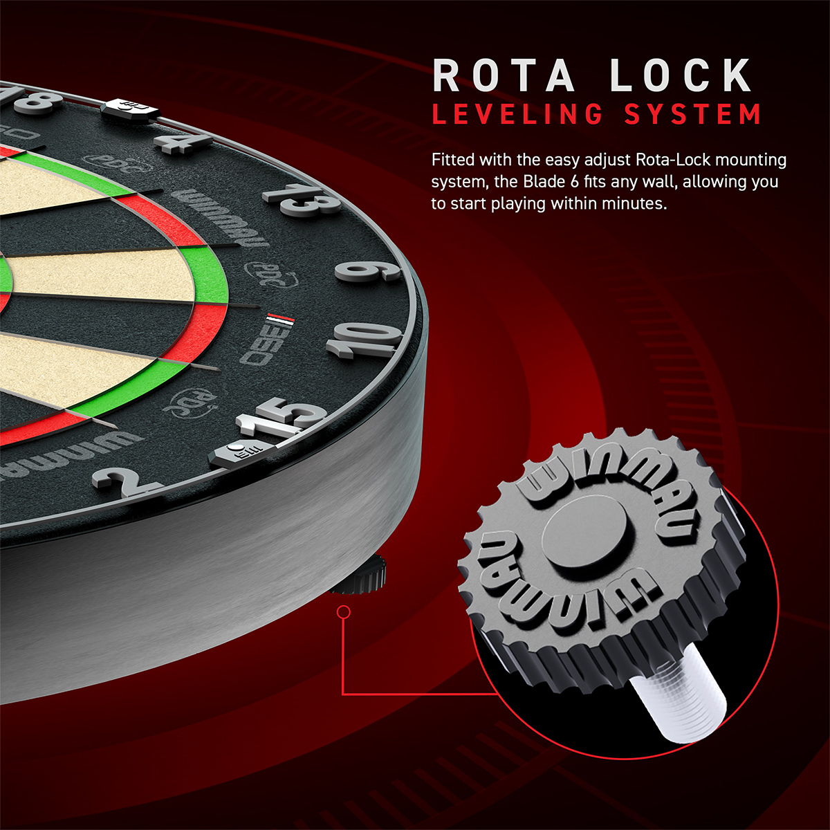 Winmau - Dartboard Blade 6 360°
